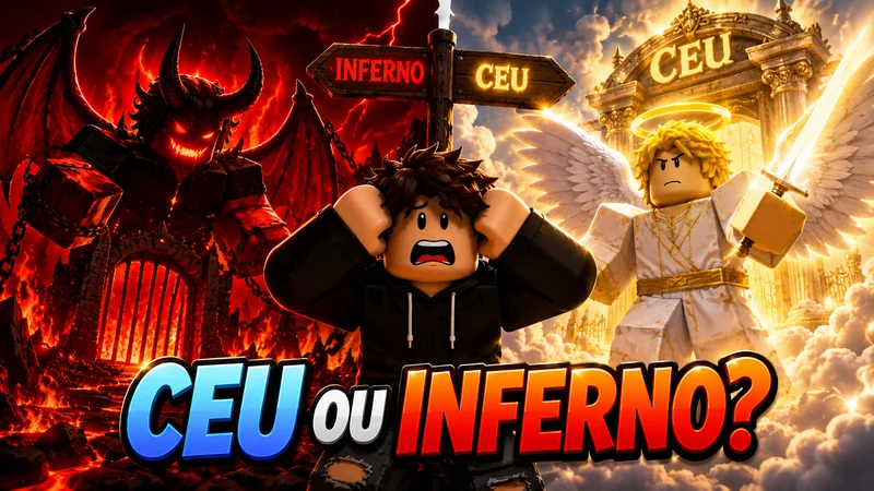 Céu ou Inferno, jogo de Roblox para live no TikTok