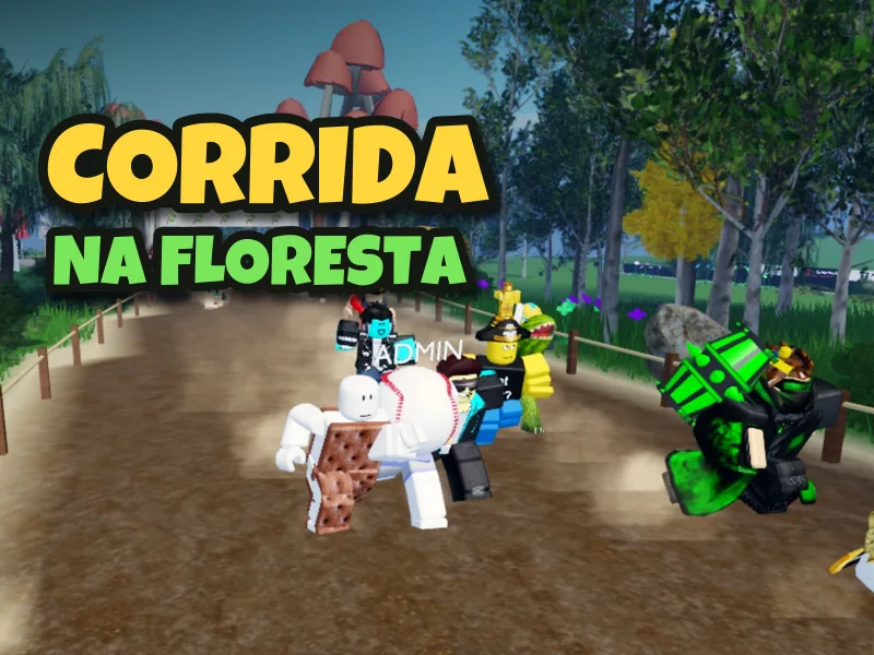 Corrida Roblox na Floresta, jogo de Roblox para live no TikTok