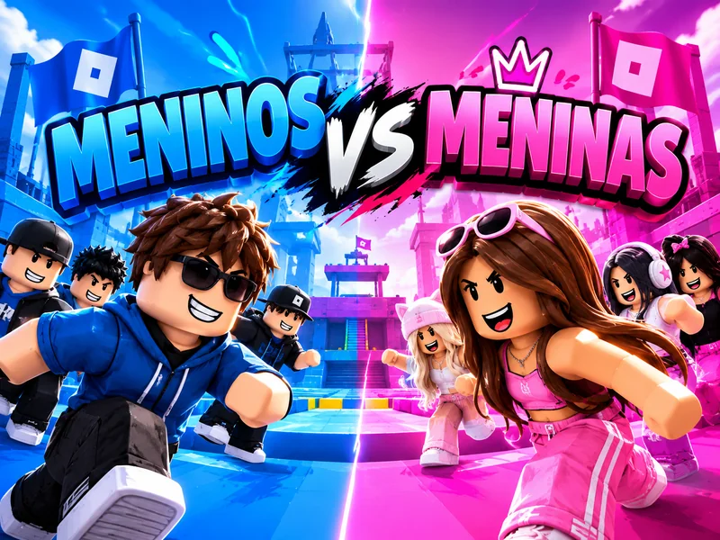Meninos x Meninas, jogo de Roblox para live no TikTok
