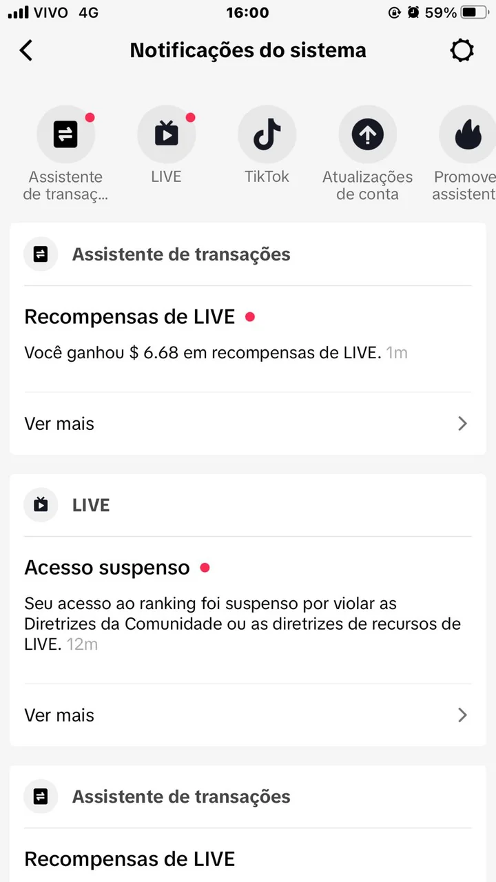 Resultado live 1